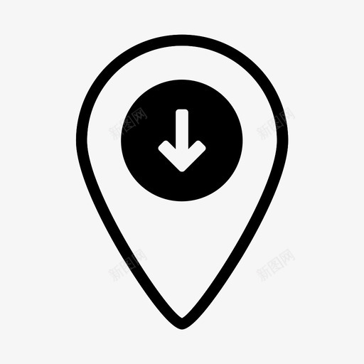 南部位置地图旅行图标svg_新图网 https://ixintu.com 南部位置 地图 旅行