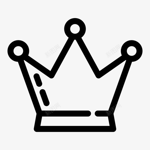 皇冠成就奖项图标svg_新图网 https://ixintu.com 奖杯 奖项 成就 皇冠