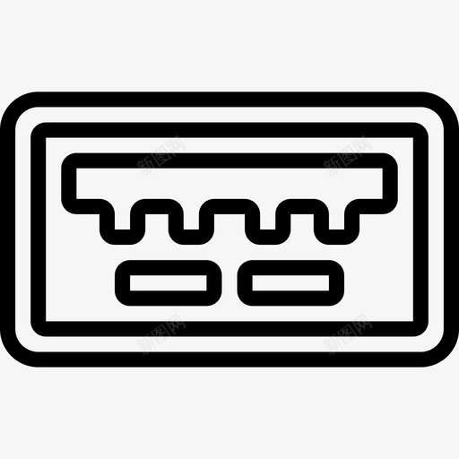 usb插槽组件计算机图标svg_新图网 https://ixintu.com pc pc组件概述 usb插槽 组件 计算机