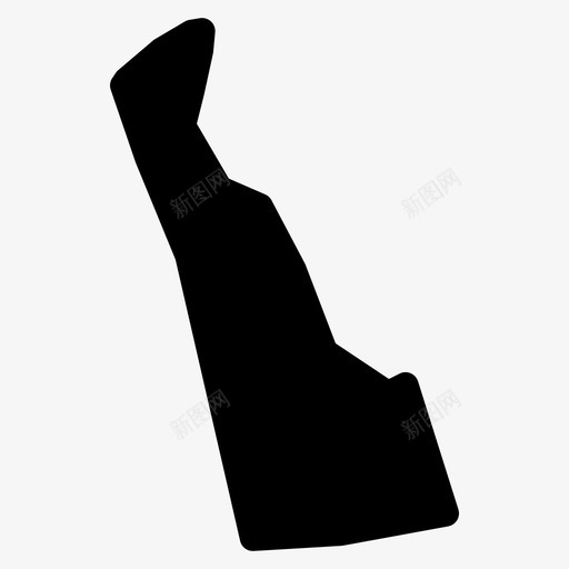 特拉华特拉华地图特拉华州图标svg_新图网 https://ixintu.com 特拉华 特拉华地图 特拉华州 美国各州地图填充