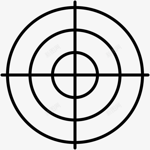 目标发现狙击手图标svg_新图网 https://ixintu.com 发现 狙击手 目标 社交网络