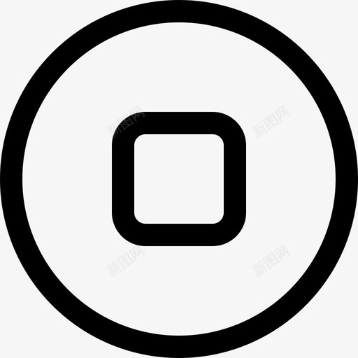停止电影音乐图标svg_新图网 https://ixintu.com 停止 播放器 电影 电影播放器线路 音乐