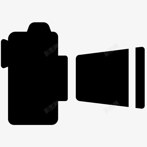 摄影相机单反相机图标svg_新图网 https://ixintu.com 单反相机 搜索引擎优化网络营销 摄影 相机 镜头