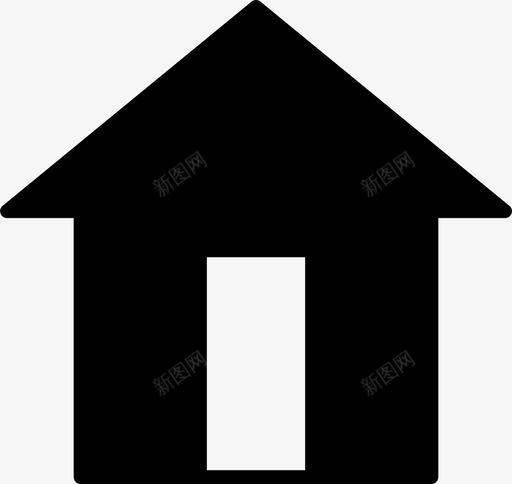 家住所小屋图标svg_新图网 https://ixintu.com 住所 家 小屋 房地产 房子
