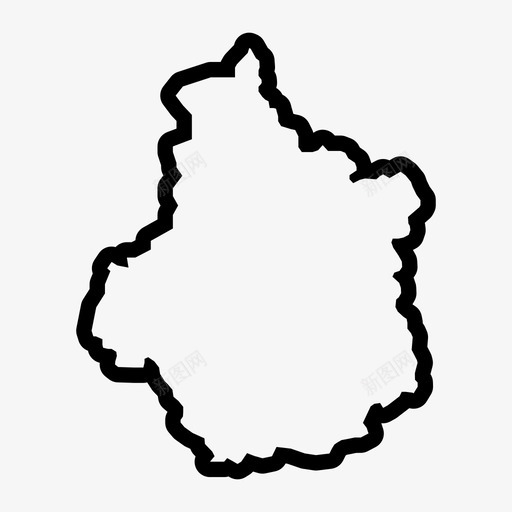 法国地区地图法国卢瓦尔中心地区地图图标svg_新图网 https://ixintu.com 法国卢瓦尔中心地区地图 法国地区地图