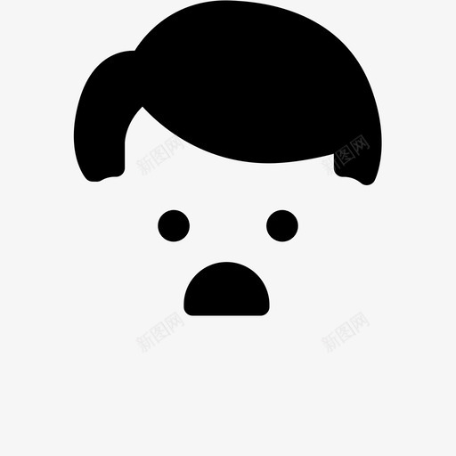 惊呆表情情绪图标svg_新图网 https://ixintu.com 情绪 惊呆 感觉 男人 男人3个表情 表情