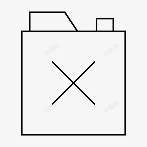 空燃料jerrycan运输线图标svg_新图网 https://ixintu.com jerrycan 空燃料 运输线