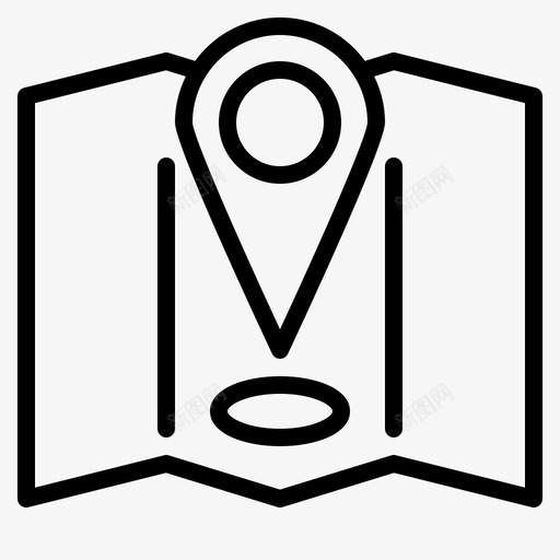 地点地图物流配送图标svg_新图网 https://ixintu.com 地图 地点 物流配送