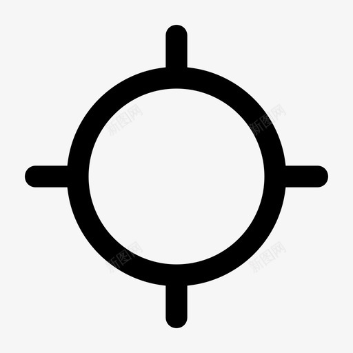瞄准射击狙击手图标svg_新图网 https://ixintu.com 射击 武器 狙击手 瞄准