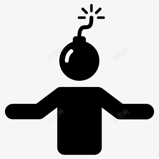 头痛偏头痛疼痛图标svg_新图网 https://ixintu.com 偏头痛 头痛 疼痛 疾病