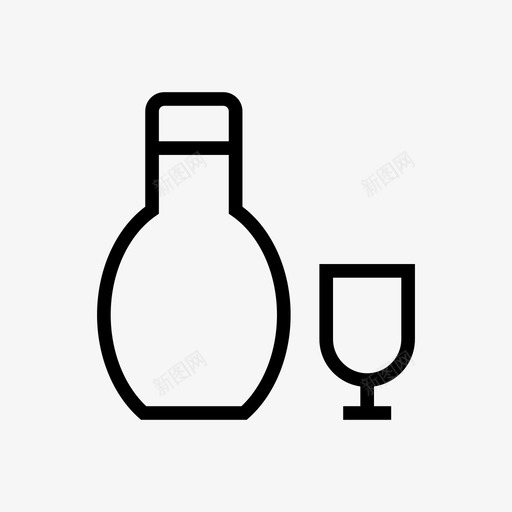 啤酒香槟饮料图标svg_新图网 https://ixintu.com 啤酒 旅游线路图标 玻璃杯 葡萄酒 饮料 香槟