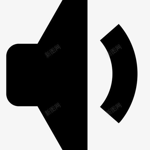 音量开多媒体声音图标svg_新图网 https://ixintu.com 主要用户界面集合 声音 多媒体 扬声器 音量开