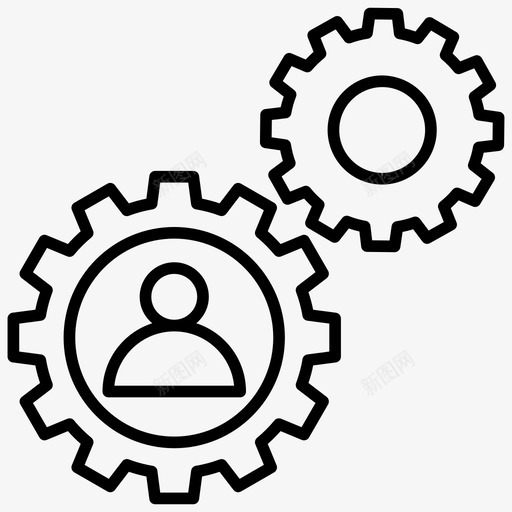 用户管理会计投资图标svg_新图网 https://ixintu.com 会计 商业和财务 投资 用户管理 账户管理