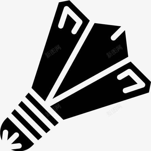 羽毛球运动健身图标svg_新图网 https://ixintu.com 健康 健身 美女运动vol1solid 羽毛球 运动
