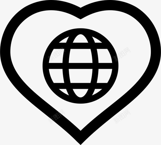 地球日日历庆祝图标svg_新图网 https://ixintu.com 地球日 庆祝 日历 爱