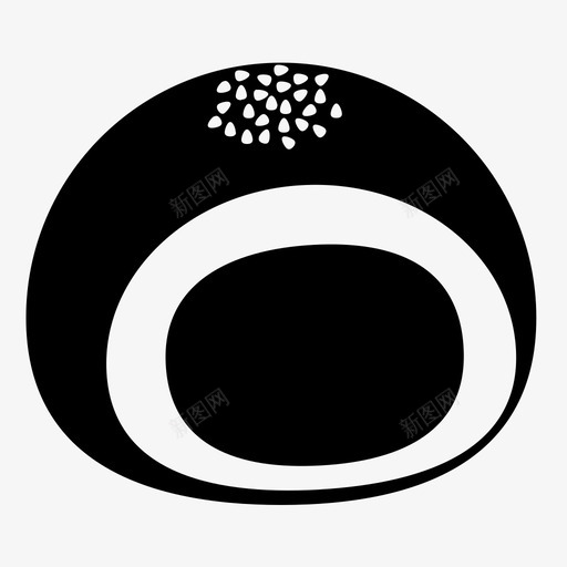 红豆面包糖果图标svg_新图网 https://ixintu.com 糖果 红豆面包