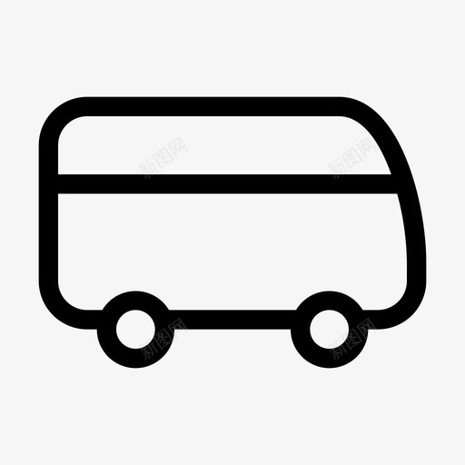 旅行车旅游度假图标svg_新图网 https://ixintu.com 度假 旅游 旅游线路 旅行车