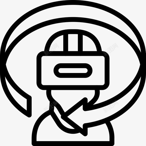 360耳机真实感360度图标svg_新图网 https://ixintu.com 360度 360耳机 真实感 虚拟 虚拟现实 虚拟现实概述