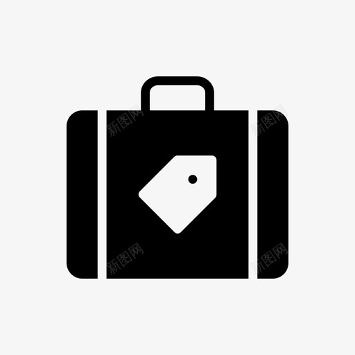 公文包包假日图标svg_新图网 https://ixintu.com 假日 公文包 包 夏季和假日线图标 行李