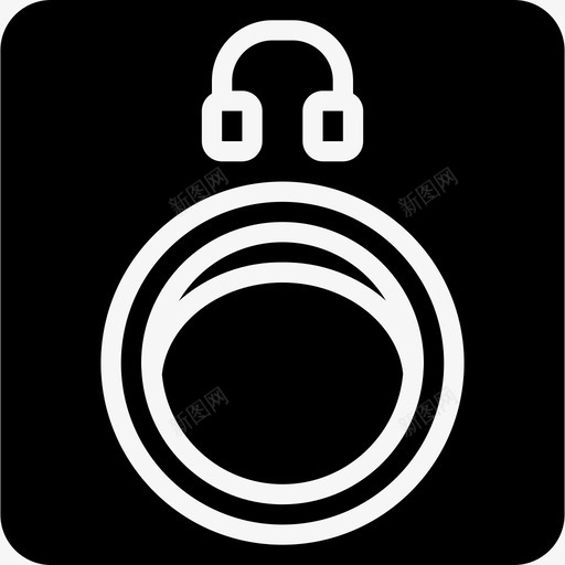 耳机端口组件计算机图标svg_新图网 https://ixintu.com pc pc组件 硬件 组件 耳机端口 计算机