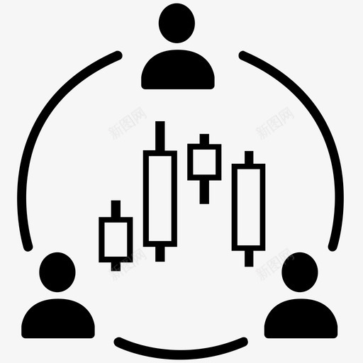 交易员金融投资者图标svg_新图网 https://ixintu.com 交易 交易员 团队 市场 投资者 金融