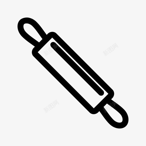 擀面杖烘焙设备图标svg_新图网 https://ixintu.com 擀面杖 烘焙设备