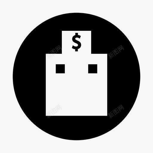 银行建筑销售图标svg_新图网 https://ixintu.com 建筑 银行 销售