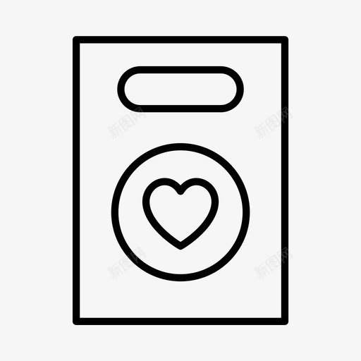 礼品袋生日庆祝图标svg_新图网 https://ixintu.com 庆祝 母亲节 生日 礼品袋 礼物