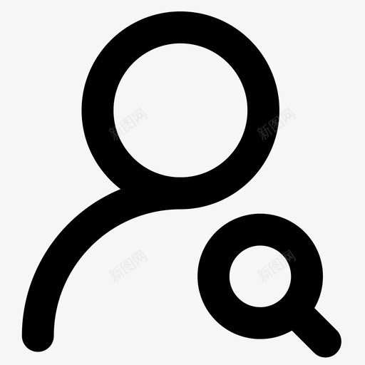 PC-保障金-用户搜索svg_新图网 https://ixintu.com PC-保障金-用户搜索