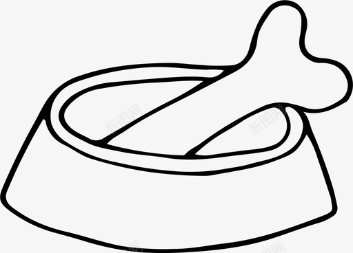 宠物食品动物配件猫图标svg_新图网 https://ixintu.com 动物 动物配件 宠物 宠物食品 狗 猫