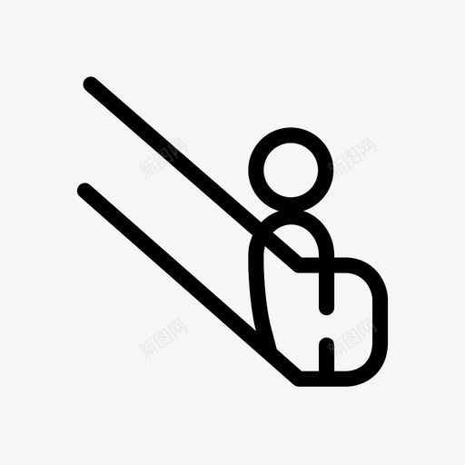 自动扶梯下降下降楼下图标svg_新图网 https://ixintu.com 下降 楼下 自动扶梯下降 购物中心
