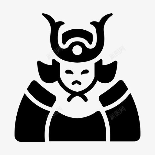武士人物日本图标svg_新图网 https://ixintu.com 人物 日本 日本旅行 武士
