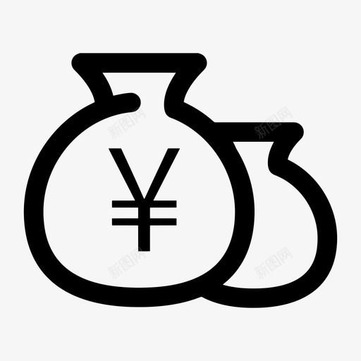 moneyBagsvg_新图网 https://ixintu.com moneyBag