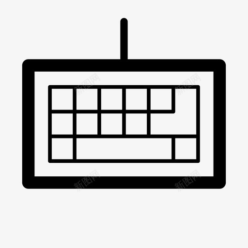 键盘计算机输入图标svg_新图网 https://ixintu.com 用户界面 网络辅助功能 计算机 输入 键盘