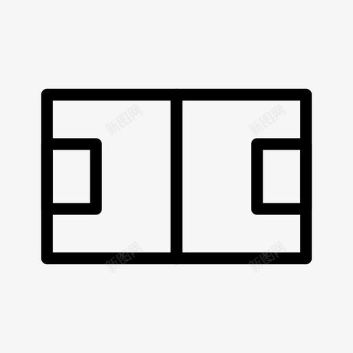 体育场游戏场地图标svg_新图网 https://ixintu.com 体育 体育场 体育奖励线图标 场地 游戏