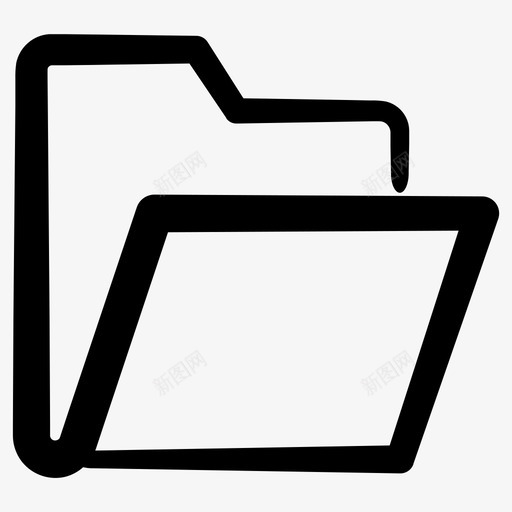 inky文件夹打开文件夹文件夹1图标svg_新图网 https://ixintu.com inky文件夹 打开文件夹 文件夹1