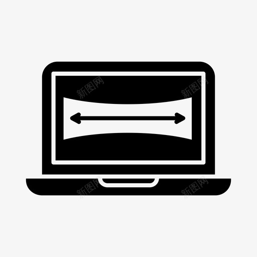 宽屏幕计算机屏幕视图图标svg_新图网 https://ixintu.com 宽屏幕 屏幕视图 计算机