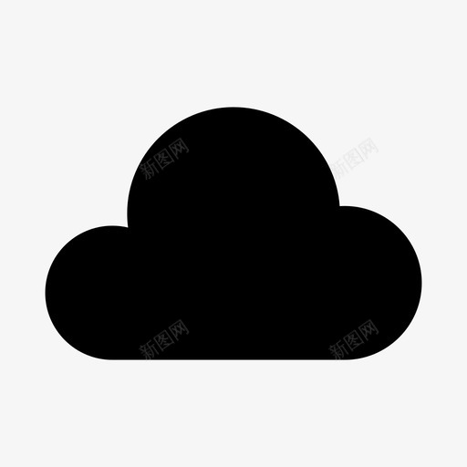 云数据库营销图标svg_新图网 https://ixintu.com 云 存储 搜索引擎优化和营销字形图标 数据库 服务器 营销