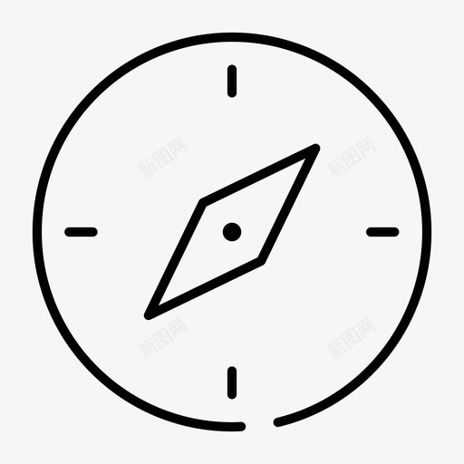 罗盘绘图定位图标svg_新图网 https://ixintu.com 定位 导航 磁 移动间隙薄 绘图 罗盘