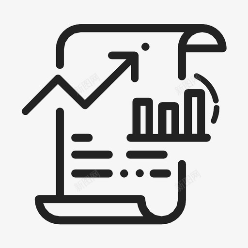 报告分析年度报告图标svg_新图网 https://ixintu.com 分析 年度报告 报告