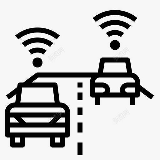 自主无人驾驶汽车未来图标svg_新图网 https://ixintu.com 无人驾驶汽车 智能汽车 未来 科技 自主