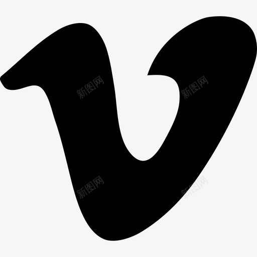 Vimeo大徽标社交媒体扩展用户界面图标svg_新图网 https://ixintu.com Vimeo大徽标 扩展用户界面 社交媒体