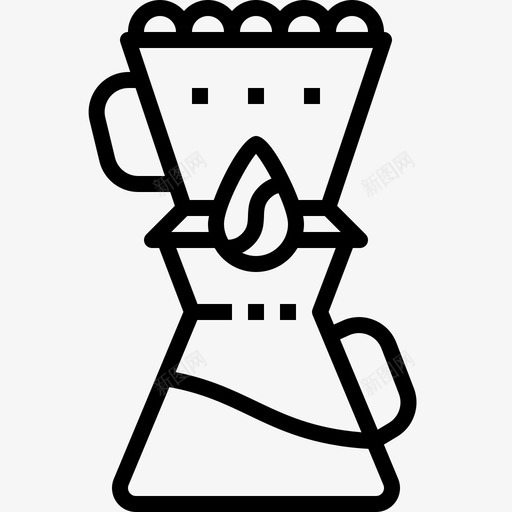 滴咖啡杯子饮料图标svg_新图网 https://ixintu.com 咖啡元素 工具 杯子 滴咖啡 饮料