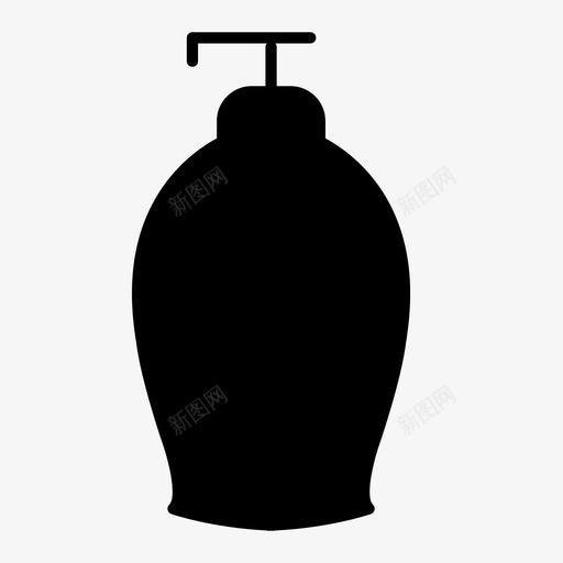 肥皂分配器化妆品卫生图标svg_新图网 https://ixintu.com 化妆 化妆品 卫生 女性时尚固体 肥皂分配器