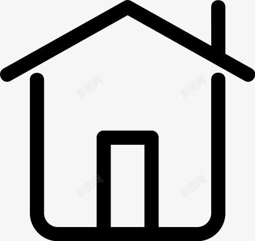 家住所小屋图标svg_新图网 https://ixintu.com 住所 家 小屋 房地产 房子