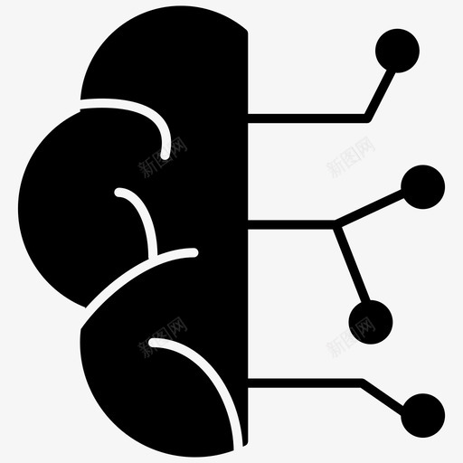 深度学习人工智能机器学习图标svg_新图网 https://ixintu.com 人工智能 人工智能扎实 机器学习 深度学习
