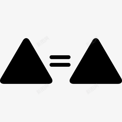 相等相同符号图标svg_新图网 https://ixintu.com 相同 相等 符号