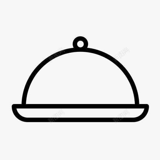 托盘抹布盖子图标svg_新图网 https://ixintu.com 托盘 抹布 盖子 盘子 食物 食物和烹饪