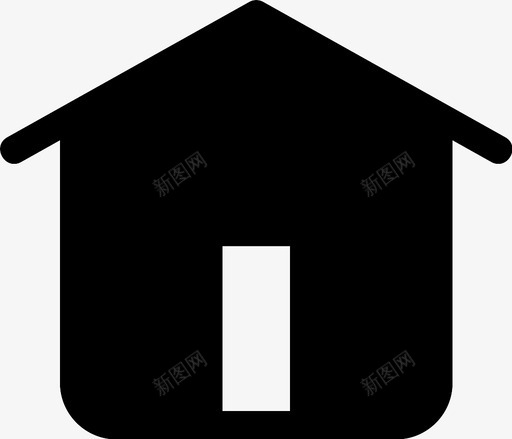 家住所小屋图标svg_新图网 https://ixintu.com 住所 家 小屋 房地产 房子