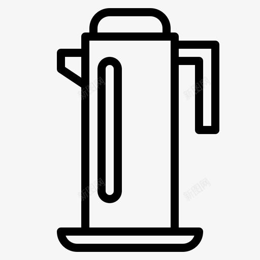 水壶咖啡咖啡壶图标svg_新图网 https://ixintu.com 咖啡 咖啡壶 咖啡店 水壶